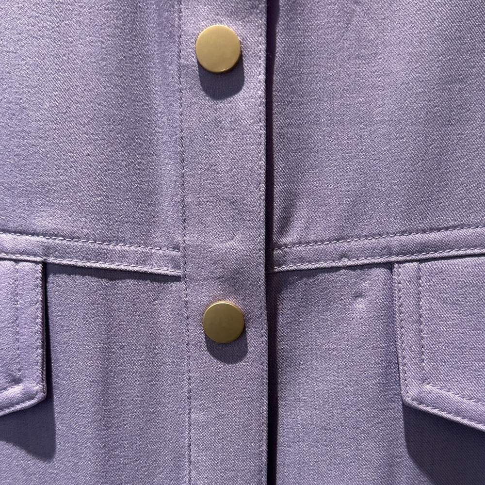 Suncoo Lavender Button-Down Dress - image 3